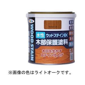 アサヒペン 水性ウッドステインEX 0.7L 透明(クリヤ) FC692PJ-イメージ1