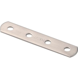 トラスコ中山 TRUSCO ジョイント金具19型フラット ステンレス 長さ100 穴数4 FC740EY-2840863-イメージ1