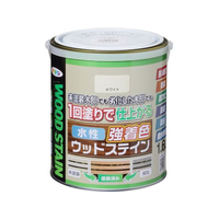 アサヒペン 水性強着色ウッドステイン 1.6L ホワイト FC917PN