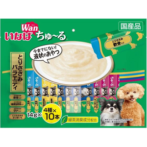 いなば ちゅーる とりささみバラエティ 14g×40P FCD549H-イメージ1