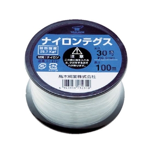高木綱業 ナイロンテグス 30号 黒コイル 透明1000.9ボビン巻30号 FC444GJ-4861540-イメージ1