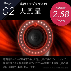 Brighte SHOWER DRYER シャワードライヤー モカブラウン BRT-SD173MB-イメージ5