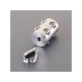 エスコ ワイヤークランプ ステンレス製 4mm FCV8625-EA638RC-6