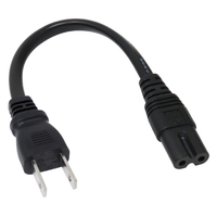アイネックス ACアダプタ用電源ケーブル 0．18m ブラック ACP-C7018
