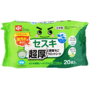 レック 激落ちくん セスキ超厚ウエットシート 20枚 FC136TA-C00275-イメージ1