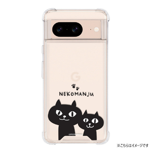 abbi FRIENDS Google Pixel 8用ネコマンジュウハイブリッドケース たまにはコンビで ABF26643P8-イメージ2