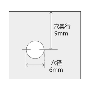 プラス パンチ 1穴 ドリルパンチ パイプ式 PU-100DR FCC5073-30406/PU-100DR-イメージ5