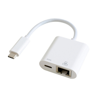 I・Oデータ Power Delivery 100W充電対応 USB-C⇒LAN変換アダプター ホワイト GP-CR45H100/W