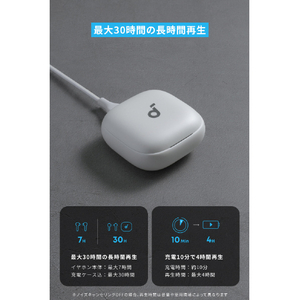 Anker イヤホン パールホワイト D1200N21-イメージ7
