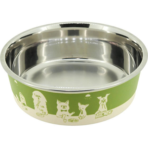 ドギーマン ステンレスの食器 ごはんにゃわん 犬用 SS ビストロ FCJ188K-イメージ1