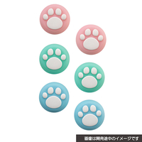 サイバーガジェット アナログスティックカバーねこにゃんプラス パステル CYS2PCASCNPPA