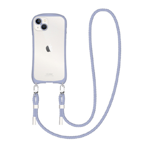 NATURALdesign iPhone 14/13用背面型ケース ショルダーストラップ付 I．COLOR スカイブルー IP22-61-ICSH02-イメージ1