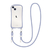 NATURALdesign iPhone 14/13用背面型ケース ショルダーストラップ付 I．COLOR スカイブルー IP22-61-ICSH02-イメージ1