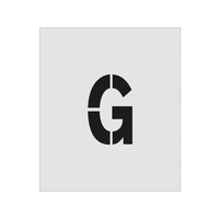 アイマーク ステンシル G 文字サイズ150×95mm FC740JE-8186122