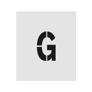 アイマーク ステンシル G 文字サイズ150×95mm FC740JE-8186122-イメージ1