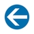 ユニット ユニピタ 矢印 青 小 OAフロア用 835-210 FC344XM-2571834-イメージ1