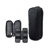 リヒトラブ XCOA スプレッドダブルペンケース ライト ジェットブラック FCG353W-A3811-24