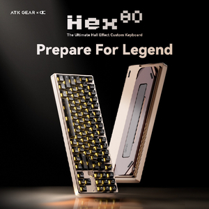 ATK Hex80 Wired Magnetic HE keyboard Grey H80-G-イメージ3