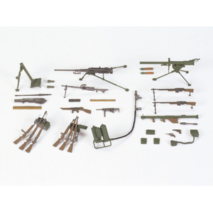 タミヤ 1/35 ミリタリーミニチュアシリーズ No．121 アメリカ 小火器セット ﾀﾐﾔMM ｱﾒﾘｶ ｼﾖｳｶｷ ｶｲ-イメージ1