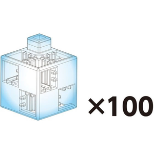 アーテック Artecブロック 基本四角 100P クリア FCS2951-77868-イメージ2