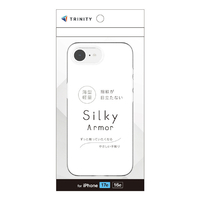 トリニティ iPhone 17e / 16e用 [Silky Armor] シルキータッチケース マットクリア TR-IP26S-SANM-CL