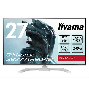 マウスコンピューター 27型  IPS方式 フルHD ゲーミング液晶ディスプレイ iiyama ホワイト GB2771HSU-W1-イメージ2