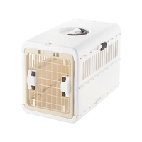 リッチェル キャンピングキャリー 折り畳み M アイボリー FC66427