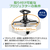 グリーンハウス プロジェクター用天吊り金具 (耐荷重13．5kg) ブラック GH-CMPA-BK-イメージ10