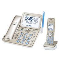 パナソニック デジタルコードレス電話機(受話子機+子機1台タイプ) シャンパンゴールド VEGD78DLN