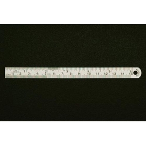エスコ 直尺 ステンレス製 300×13mm 12" FCZ5666-EA720YB-30-イメージ1