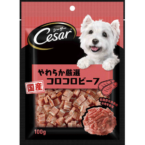 マースジャパンリミテッド シーザースナック やわらか厳選コロコロビーフ(100g) ｼ-ｻﾞ-ｽﾅﾂｸﾔﾜﾗｶｺﾛﾋﾞ-ﾌ100G-イメージ1