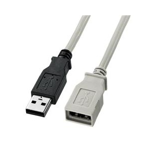 サンワサプライ USB延長ケーブル（5m） KU-EN5K-イメージ1