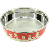 ドギーマン ステンレスの食器 ごはんにゃわん 犬用 S ビストロ FCJ190K