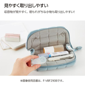 コクヨ ペンケース モココ ブルー FC514PA-F-VBF290B-イメージ5