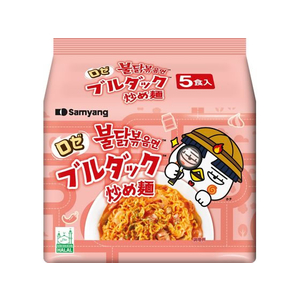 三菱ジャパン 三養ジャパン/ロゼ ブルダック炒め麺 袋麺 5食パック FC109RW-イメージ1
