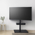 朝日木材 壁寄せテレビスタンド ブラック WS-MS650-BK-イメージ8