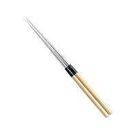 江部松商事 白木柄 盛箸 水牛桂付 13.5cm FC421LA-0580400