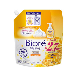KAO ビオレ ザ ボディ 泡タイプ 金木犀の香り 詰替 1200mL FCD839J-イメージ1