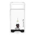 abbi FRIENDS Google Pixel 8用ネコマンジュウハイブリッドケース サイクリング ABF26645P8