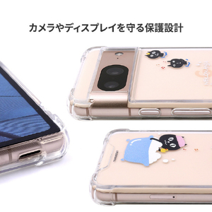 abbi FRIENDS Google Pixel 8用ネコマンジュウハイブリッドケース サイクリング ABF26645P8-イメージ12