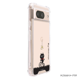 abbi FRIENDS Google Pixel 8用ネコマンジュウハイブリッドケース サイクリング ABF26645P8-イメージ3