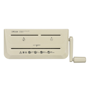 オーム電機 マイクロカットハンドシュレッダー OffiStyle HSCM22U-イメージ2