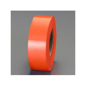 エスコ マーキングテープ 非粘着 橙 12巻 30mm×91m FCB792N-EA983DB-53B-イメージ1