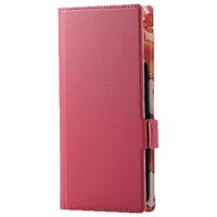 エレコム スマートフォン用マルチカバー/薄型/磁石付/Lサイズ ディープピンク P-05PLFUSJPND