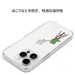 AKAN iPhone 15 Pro用ソフトクリアケース ペインティング ピンク AK25646I15PR-イメージ10
