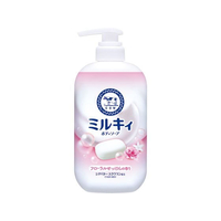 牛乳石鹸 ミルキィボディソープ フローラルせっけん ポンプ 500mL FC397PU