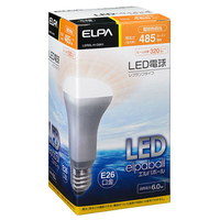 エルパ LED電球 E26口金 全光束485lm(6．0Wレフランプタイプ) 電球色相当 LDR6L-H-G601