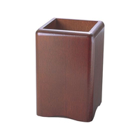 ヤマコー 木製 角丸 はし立て ブラウン(15248) FC263LW-7720900