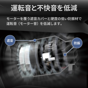 シャープ 紙パック式コードレススティッククリーナー RACTIVE Air ホワイト系 EC-KR50A-W-イメージ11