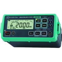 共立電気計器 KYORITSU デジタル絶縁・接地抵抗計(スタンダードモデル) スタンダード20／200／20006000.1600 FC374JB-4796594
